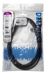 Deltaco USBC-DP200, USB-C/DP, 2 m цена и информация | Кабели и провода | kaup24.ee