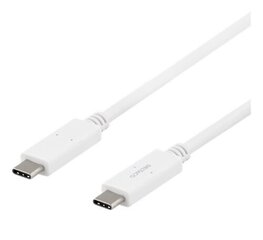 Deltaco USBC-1502M, USB-C, 1m hind ja info | Kaablid ja juhtmed | kaup24.ee