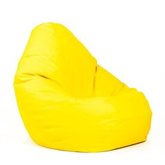 Кресло-мешок XXL SMART из искусственной кожи - желтый цена и информация | Кресла-мешки и пуфы | kaup24.ee