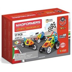 Магнитный конструктор Magformers Amazing Transform Wheel Set, 17 частей цена и информация | Конструкторы и кубики | kaup24.ee