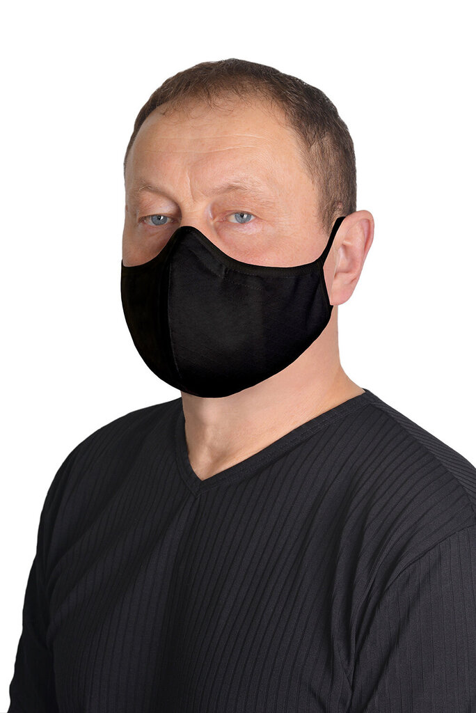 Korduvkasutatav mask 1020/ERGO, must цена и информация | Esmaabi | kaup24.ee