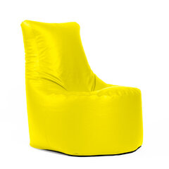 Кресло-мешок JAZZ SMART из искусственной кожи - желтый цена и информация | Кресла-мешки и пуфы | kaup24.ee