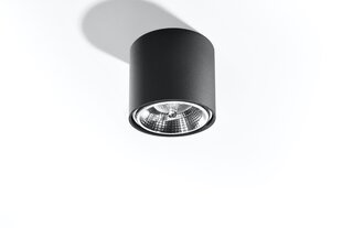 Sollux потолочный светильник Tiube Black цена и информация | Потолочные светильники | kaup24.ee