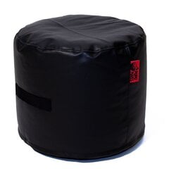 Пуф POP SMART из искусственной кожи - черный (35х45 см) цена и информация | Кресла-мешки и пуфы | kaup24.ee