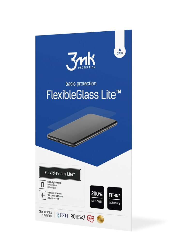 LCD kaitsekile 3MK Flexible Glass Lite Samsung A405 A40 hind ja info | Ekraani kaitsekiled | kaup24.ee