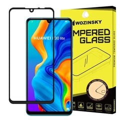 Kaitseklaas Wozinsky telefonile Huawei P30 Lite, must hind ja info | Ekraani kaitsekiled | kaup24.ee