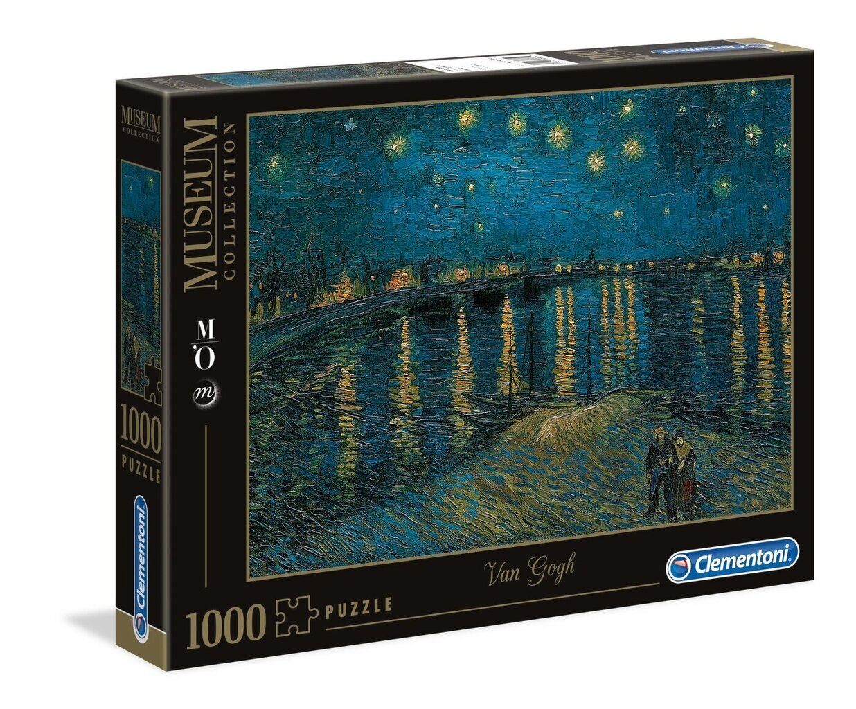 Pusle Clementoni Museum Collection Van Gogh Tähine öö Rhone kohal, 1000 osa цена и информация | Pusled | kaup24.ee