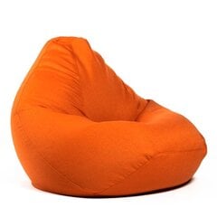 Кресло-мешок XXL COZY из мебельной ткани - оранжевый цена и информация | Кресла-мешки и пуфы | kaup24.ee