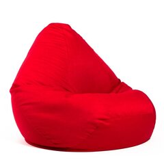 Кресло-мешок XXL COZY из мебельной ткани - Красный цена и информация | Кресла-мешки и пуфы | kaup24.ee