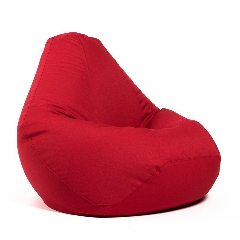 Kott-tool XL COZY mööbliriidest - Punane hind ja info | Kott-toolid, tumbad, järid | kaup24.ee