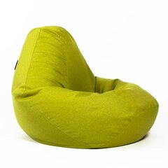 Кресло-мешок XL COZY из мебельной ткани - зеленый цена и информация | Кресла-мешки и пуфы | kaup24.ee