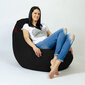 Kott-tool XL COZY mööbliriidest - Must hind ja info | Kott-toolid, tumbad, järid | kaup24.ee