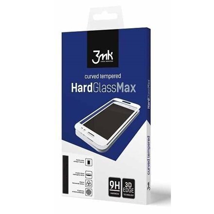 LCD kaitseklaas 3MK Hard Glass Max Huawei P30 Pro must цена и информация | Ekraani kaitsekiled | kaup24.ee