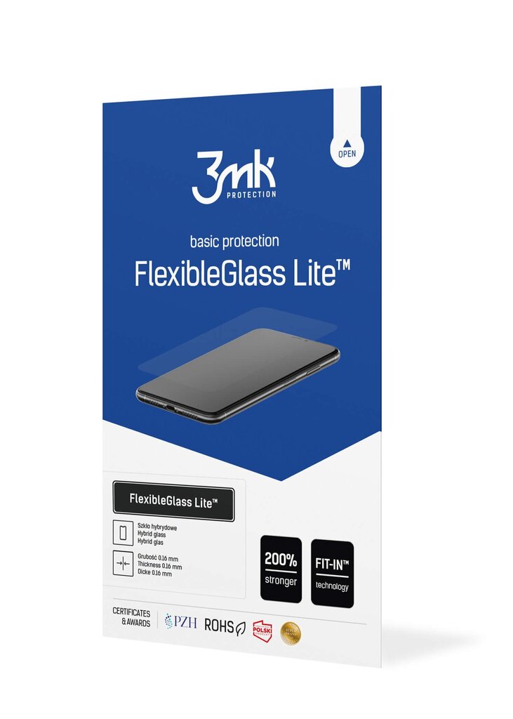 CD kaitsekile 3MK Flexible Glass Lite Xiaomi Redmi Note 8T hind ja info | Ekraani kaitsekiled | kaup24.ee