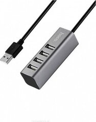 USB хаб Hoco HB1 с 4 USB портами цена и информация | Адаптеры и USB-hub | kaup24.ee