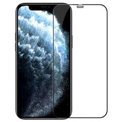 LCD kaitseklaas MyScreen Diamond Edge Full Glue Apple iPhone 12 Pro Max must hind ja info | Ekraani kaitsekiled | kaup24.ee