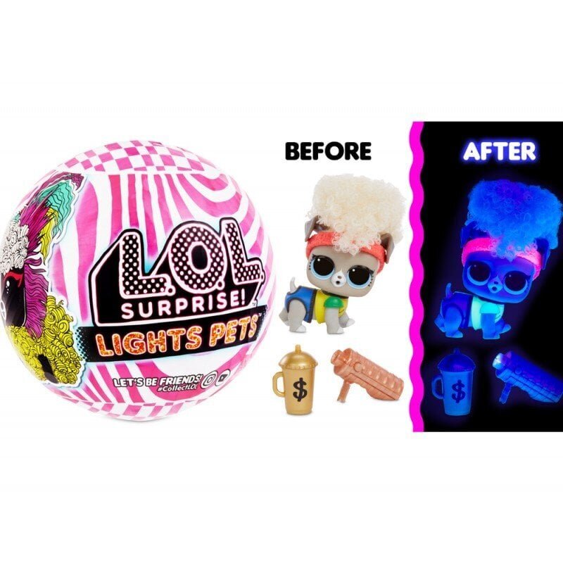 L.O.L. Üllatus & Lights Pets hind ja info | Tüdrukute mänguasjad | kaup24.ee