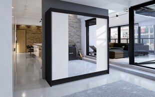 Шкаф ADRK Furniture Balance, черный/белый цена и информация | Шкафы | kaup24.ee