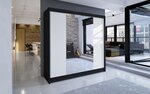 Шкаф ADRK Furniture Balance, черный/белый