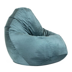 Кресло-мешок XL TREND из велюровой ткани - бирюзовый цена и информация | Кресла-мешки и пуфы | kaup24.ee