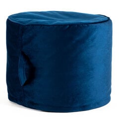 Пуф POP TREND из велюровой ткани - синий (35х45 см) цена и информация | Кресла-мешки и пуфы | kaup24.ee
