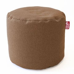 Пуф POP COZY из искусственной кожи - латте (35х45 см) цена и информация | Кресла-мешки и пуфы | kaup24.ee