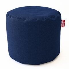 Пуф POP COZY из искусственной кожи - темно-синий (35х45 см) цена и информация | Кресла-мешки и пуфы | kaup24.ee