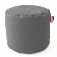 Пуф POP COZY из искусственной кожи - серый (35х45 см) цена и информация | Кресла-мешки и пуфы | kaup24.ee