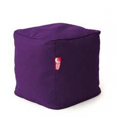 Пуф CUBE COZY из искусственной кожи - пурпурный (35х45 см) цена и информация | Кресла-мешки и пуфы | kaup24.ee