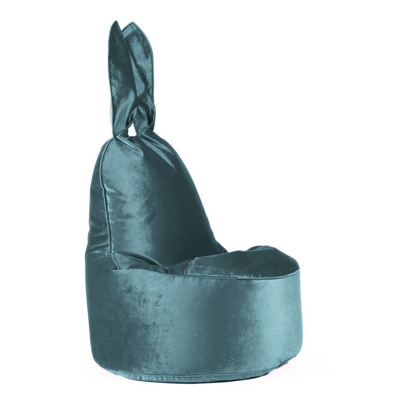 Kott-tool BUNNY TREND veluurkangast lastele - Türkiissinine hind ja info | Kott-toolid, tumbad, järid | kaup24.ee