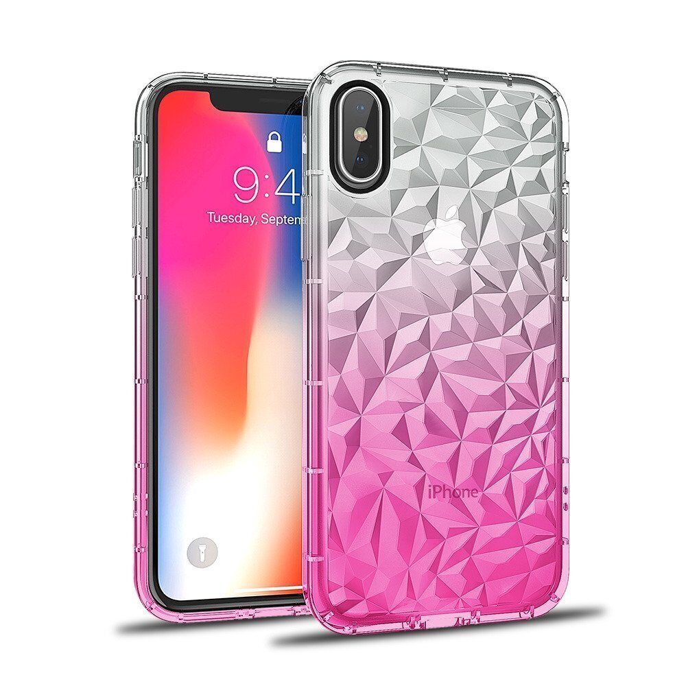 Ümbris Swissten Crystal Clear telefonile Apple iPhone 7 / 8 Transparent - Pink hind ja info | Telefoni kaaned, ümbrised | kaup24.ee