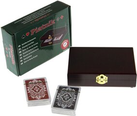 Карты игральные Piatnik ,,Luxury", в деревянной коробке цена и информация | Азартные игры | kaup24.ee