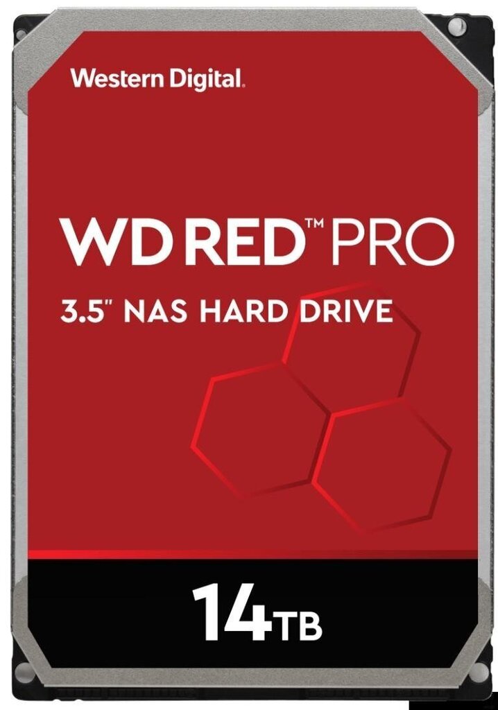 Draiv server WD Red Pro WD141KFGX (14 TB HDD 14 TB; 3,5 Inch; SATA III; 256 MB; 7200 p/min) цена и информация | Sisemised kõvakettad (HDD, SSD, Hybrid) | kaup24.ee