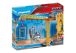 70441 PLAYMOBIL® City Action Radijo Радиоуправляемый строительный кран. цена и информация | Конструкторы и кубики | kaup24.ee