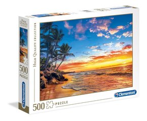 Пазл Clementoni High Quality Collection Рай на берегу моря, 500 деталей цена и информация | Пазлы | kaup24.ee
