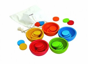 PlanToys Sort & Count Cups hind ja info | Arendavad mänguasjad | kaup24.ee