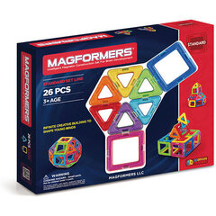 Magnetkonstruktor Magformers Rainbow, 26-osaline hind ja info | Klotsid ja konstruktorid | kaup24.ee