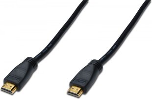 Digitus AK330105200S, HDMI, 20 cm цена и информация | Кабели и провода | kaup24.ee