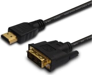 SavioCL10, HDMI/DVI-D, 1.5 м цена и информация | Кабели и провода | kaup24.ee