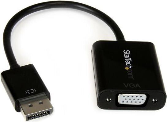 StarTech, DP2VGA3 DisplayPort - D-Sub (VGA), 0,1 m hind ja info | Kaablid ja juhtmed | kaup24.ee