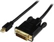 Mini DisplayPort-DVI Adapter Startech MDP2DVIMM6BS  Must 1,9 m hind ja info | Kaablid ja juhtmed | kaup24.ee