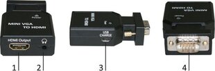 MicroConnect MC-CONMVGAHM hind ja info | USB jagajad, adapterid | kaup24.ee