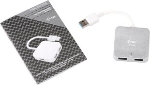 USB-jaotur i-Tec U3HUBMETAL402 hind ja info | USB jagajad, adapterid | kaup24.ee