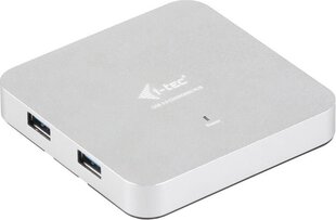 USB-jaotur i-Tec U3hubmetal4 цена и информация | Адаптеры и USB-hub | kaup24.ee