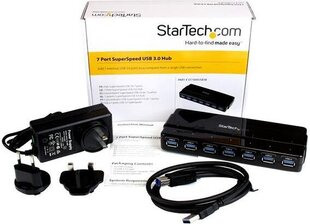 StarTech ST7300USB3B цена и информация | Адаптеры и USB-hub | kaup24.ee