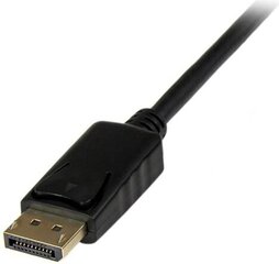 DisplayPort-DVI Adapter Startech DP2DVIMM6BS 1,8 m Must hind ja info | Kaablid ja juhtmed | kaup24.ee