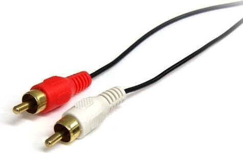 Audiojuhe (3.5mm)-2 RCA Kaabel Startech MU3MMRCA   0,9 m Must цена и информация | Kaablid ja juhtmed | kaup24.ee