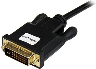 Mini DisplayPort-DVI Adapter Startech MDP2DVIMM6B Must 1.8 m цена и информация | Кабели и провода | kaup24.ee