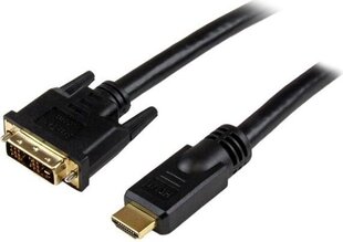 HDMI-DVI Adapter Startech HDDVIMM10M Must 10 m hind ja info | Kaablid ja juhtmed | kaup24.ee