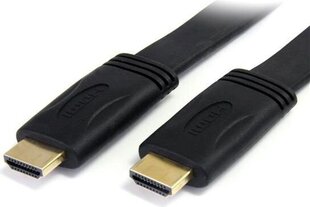 HDMI Kaabel Startech HDMM5MFL   Must 5 m hind ja info | Kaablid ja juhtmed | kaup24.ee